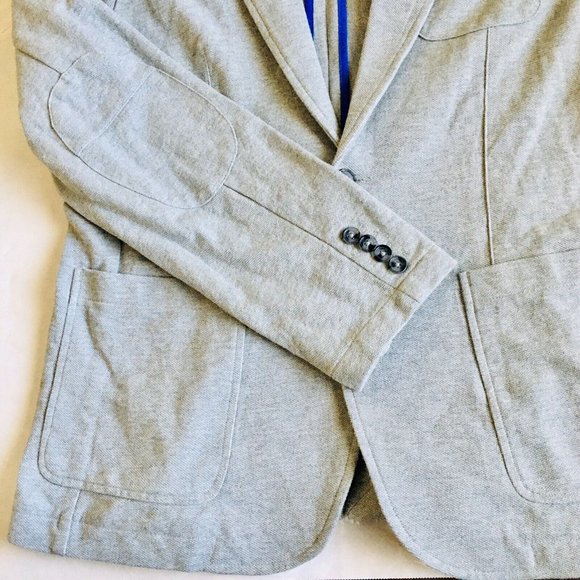 An Original Penguin Heather Gray Blazer Sport Jacket Size Large 100% Cotton - Picture 4 of 10